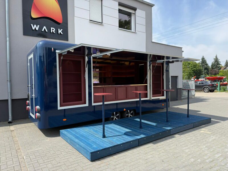 Przyczepa barowa Premium 6 m z 3 klapami sprzedażowymi, DMC do 3500 kg - WARK