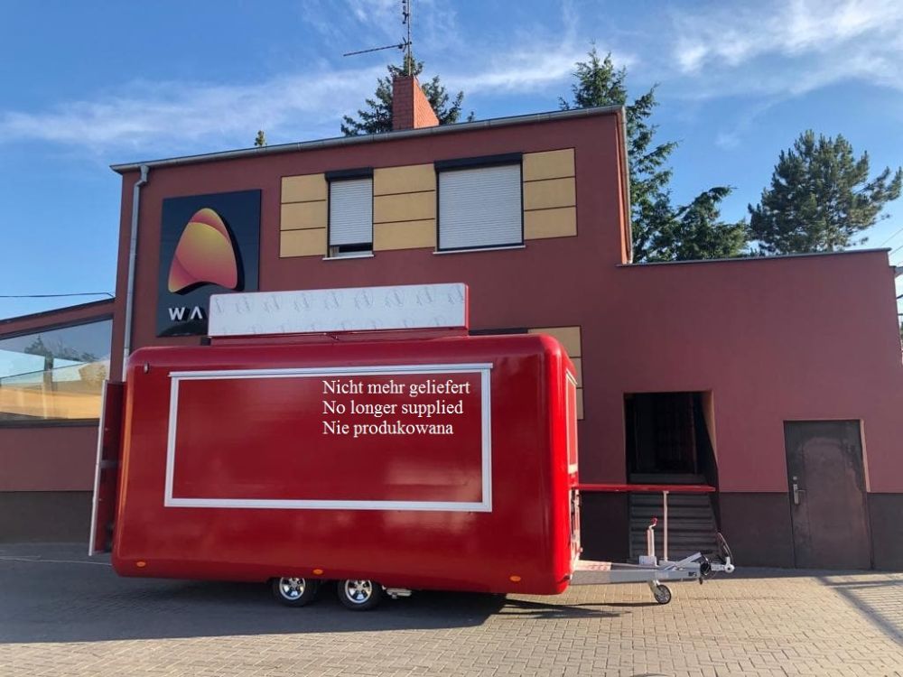 Przyczepa do frytek Premium 5 m z instalacją gazową, DMC do 2700 kg - WARK