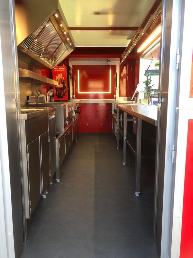 Przyczepa do frytek Premium 5 m z instalacją gazową, DMC do 2700 kg - WARK - obrazek 4